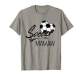 Soccer Mamaw Womens Grandma Gift T-Shirt - Trendy Graphic Unisex - T-Shirt, Sweatshirt, Hoodie