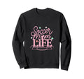 Soccer Mom Life Proud Sideline Support Sweatshirt - Minimalist Print Unisex - T-Shirt, Sweatshirt, Hoodie