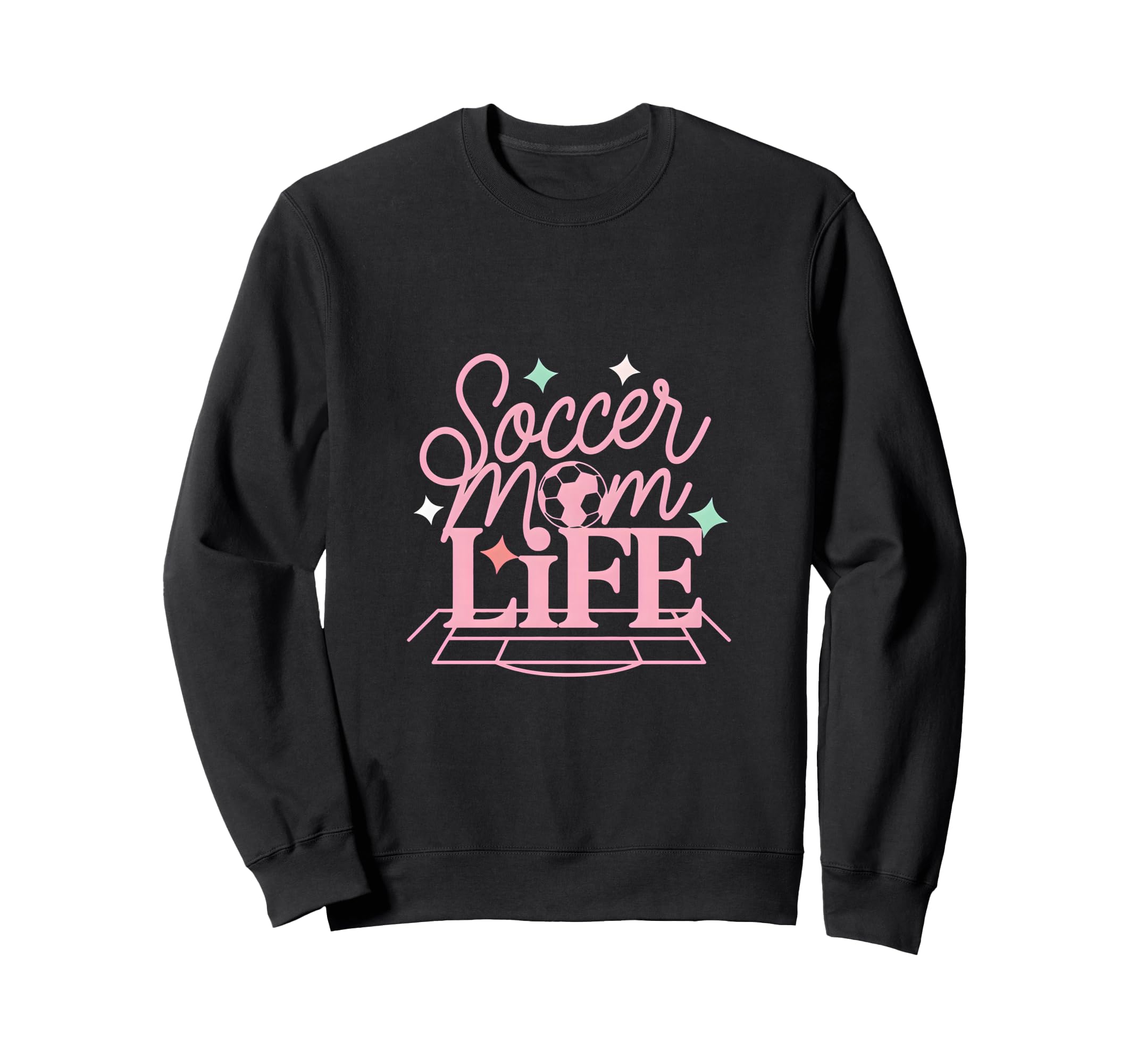 Soccer Mom Life Proud Sideline Support Sweatshirt - Minimalist Print Unisex - T-Shirt, Sweatshirt, Hoodie