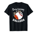 Busy Raising Ballers Sports Mom T-Shirt - Novelty Apparel for Adults - T-Shirt, Sweatshirt, Hoodie