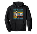 Best Bearded Beer Loving Dog Dad Ever Hoodie - Custom Art Print for Adults - T-Shirt, Sweatshirt, Hoodie