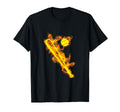 Fire Baseball Bat And Ball Flaming T-Shirt - Minimalist Print for Adults - T-Shirt, Sweatshirt, Hoodie