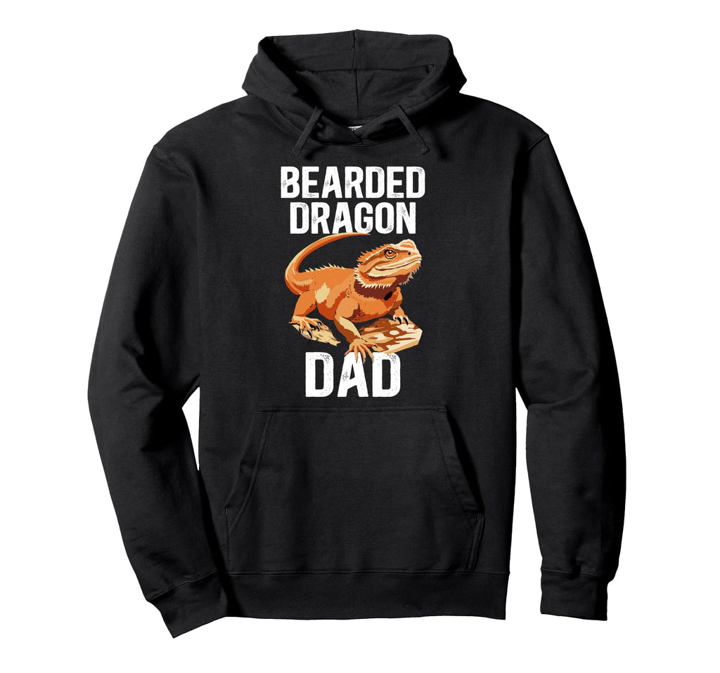 Bearded Dragon Dad Bearded Dragon Hoodie - Casual Everyday Wear Men Women - T-Shirt, Sweatshirt, Hoodie