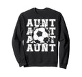 Soccer Aunt Cracked Wall Family Sweatshirt - Custom Art Print Unisex - T-Shirt, Sweatshirt, Hoodie