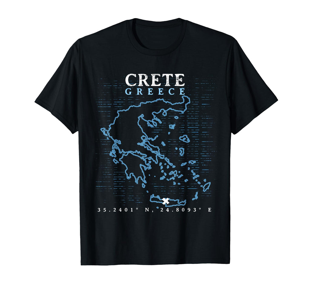 Greece Crete T-Shirt - Unique Graphic Unisex - T-Shirt, Sweatshirt, Hoodie