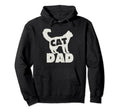 Cat Dad Fathers Day Grandpa Cats Lover Hoodie - Unique Graphic Men Women - T-Shirt, Sweatshirt, Hoodie