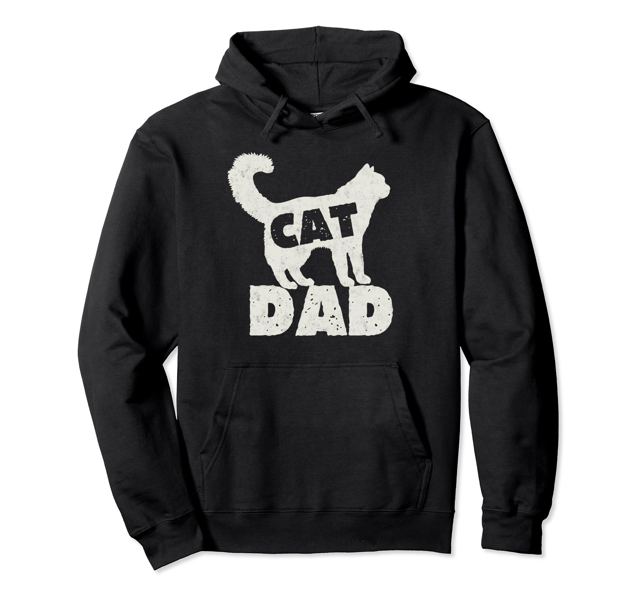 Cat Dad Fathers Day Grandpa Cats Lover Hoodie - Unique Graphic Men Women - T-Shirt, Sweatshirt, Hoodie