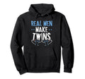 Twin Dad Real Make Twins Dad Twins Hoodie - Minimalist Print Unisex - T-Shirt, Sweatshirt, Hoodie