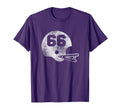 Football Jersey Number 66 Player Number T-Shirt - Trendy Graphic Unisex - T-Shirt, Sweatshirt, Hoodie
