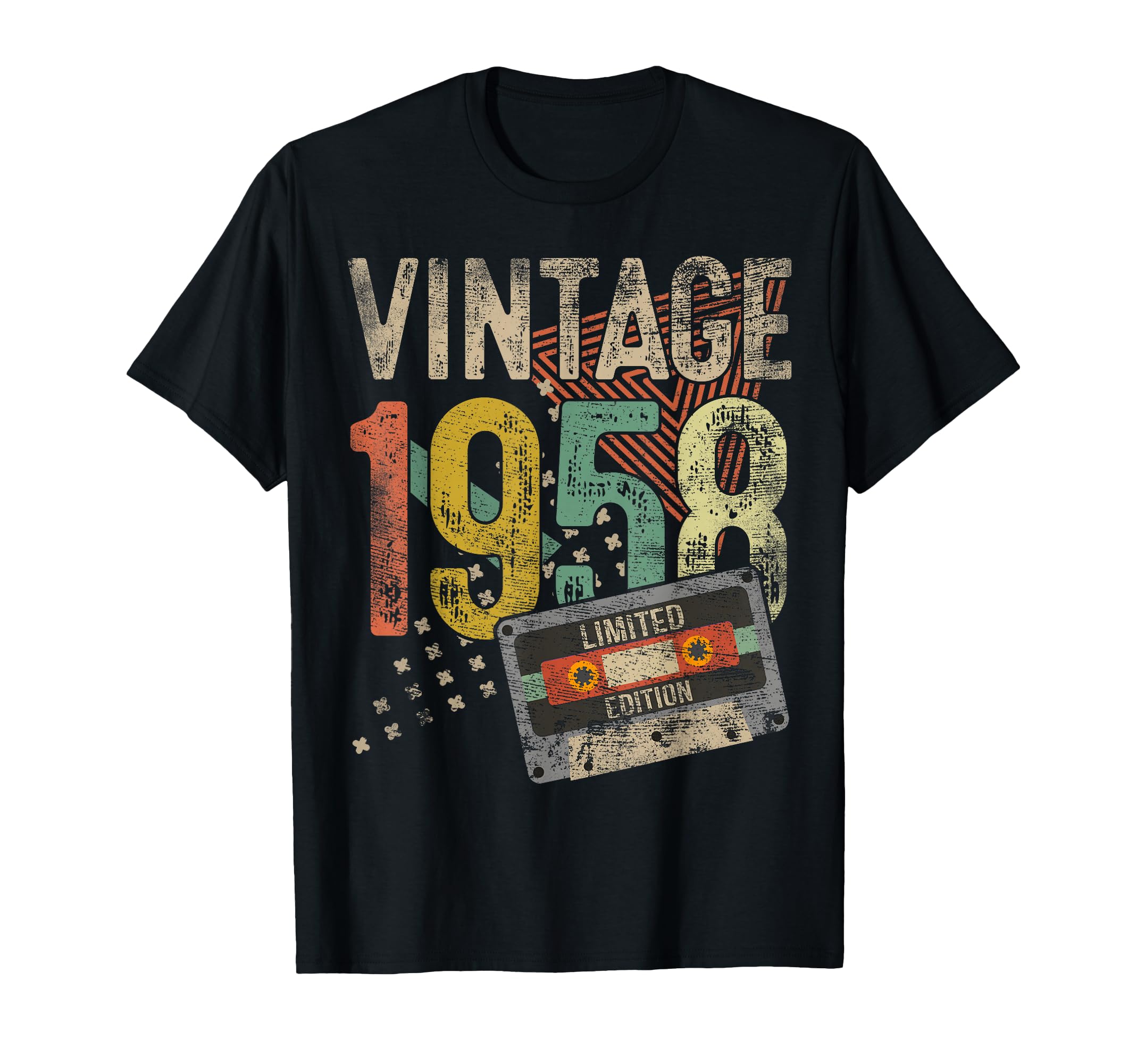 1958 Tape 68Th Birthday Gift 68 Year T-Shirt - Casual Everyday Wear Unisex - T-Shirt, Sweatshirt, Hoodie