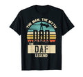 Myth Legend Dad Daf T-Shirt - Minimalist Print Men Women - T-Shirt, Sweatshirt, Hoodie