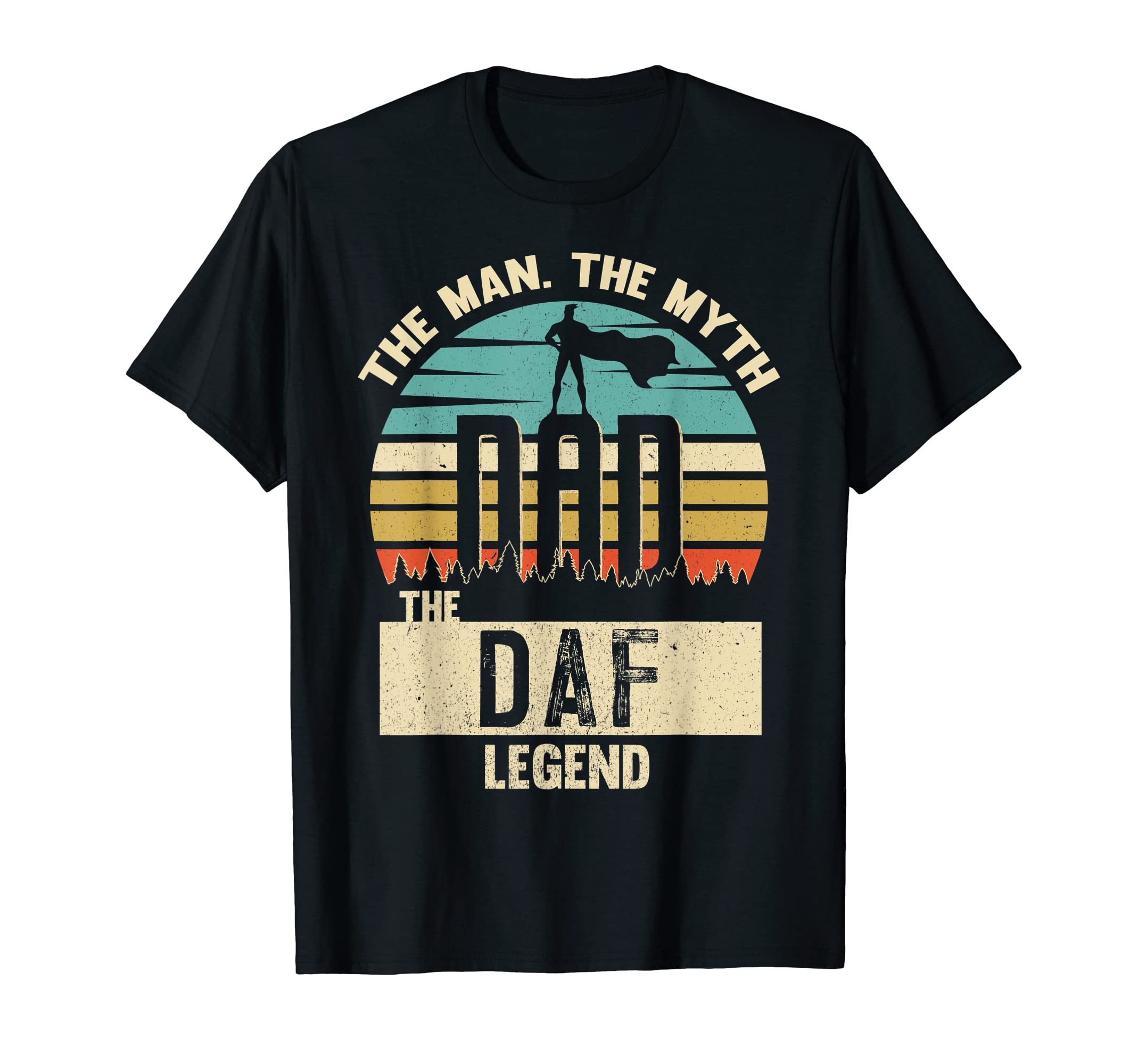 Myth Legend Dad Daf T-Shirt - Minimalist Print Men Women - T-Shirt, Sweatshirt, Hoodie