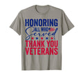 Honoring All Who Served Thank You T-Shirt - Custom Art Print for Adults - T-Shirt, Sweatshirt, Hoodie
