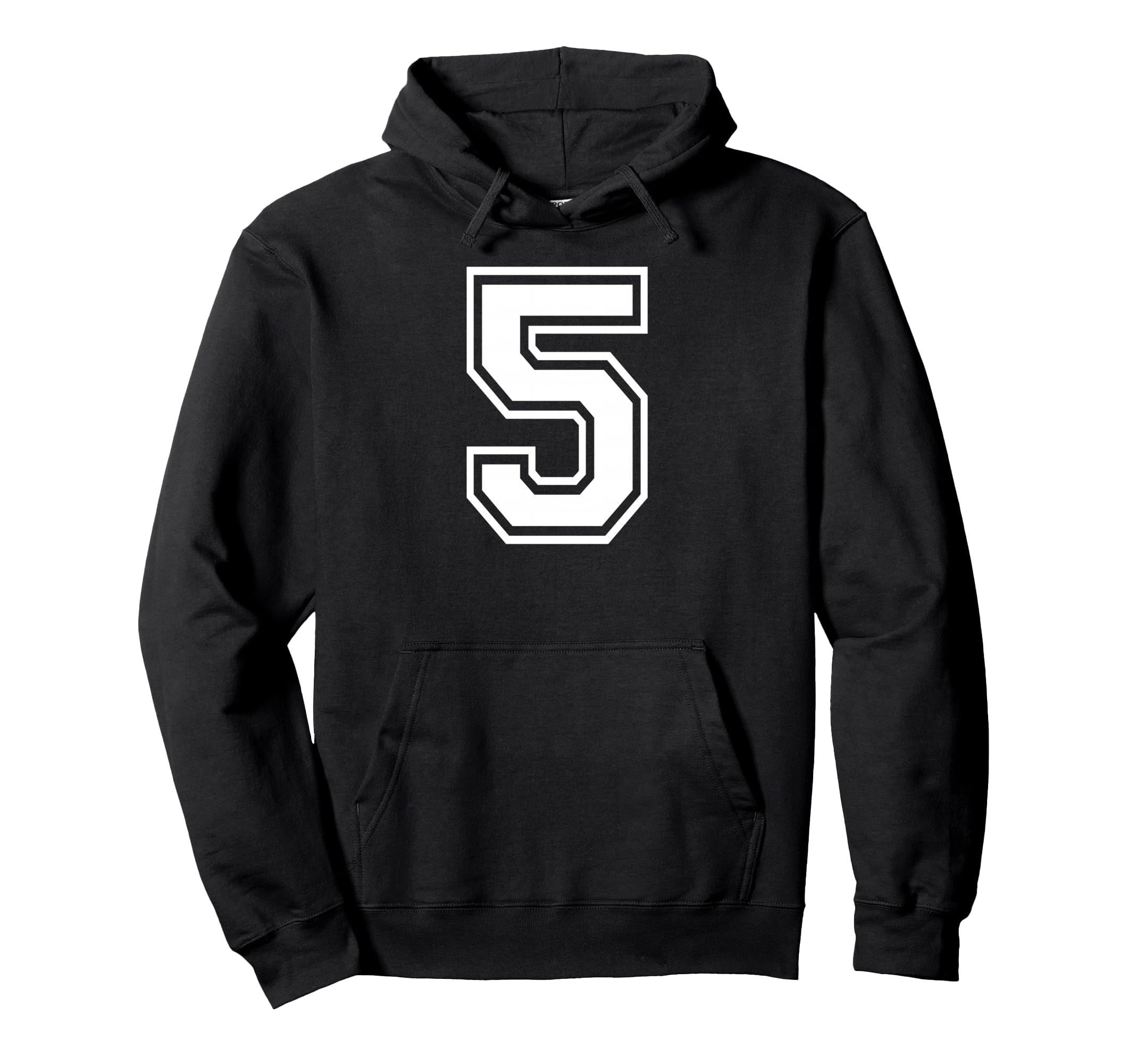 5 Number Five Team Sports Matching Hoodie - Minimalist Print Men Women - T-Shirt, Sweatshirt, Hoodie
