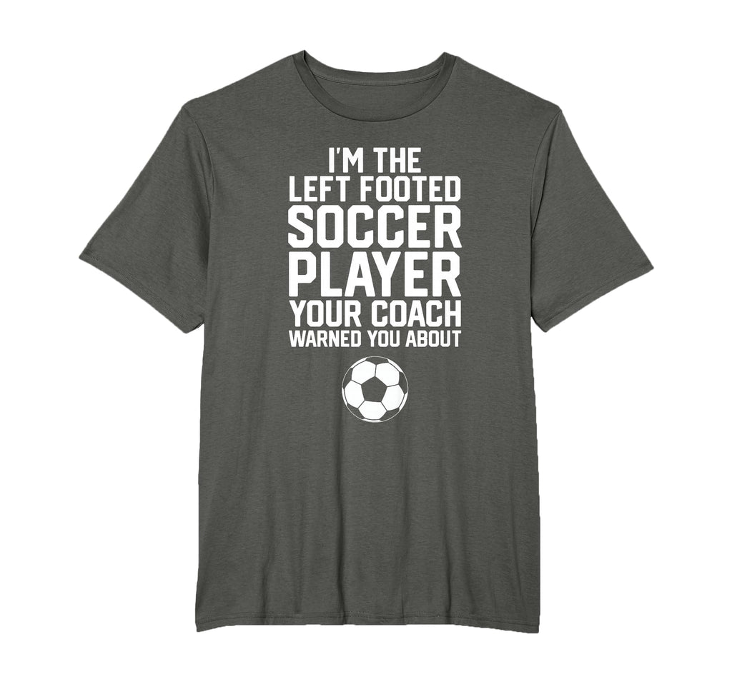 Funny Soccer Ball Goalie Im Left T-Shirt - Minimalist Print for Adults - T-Shirt, Sweatshirt, Hoodie