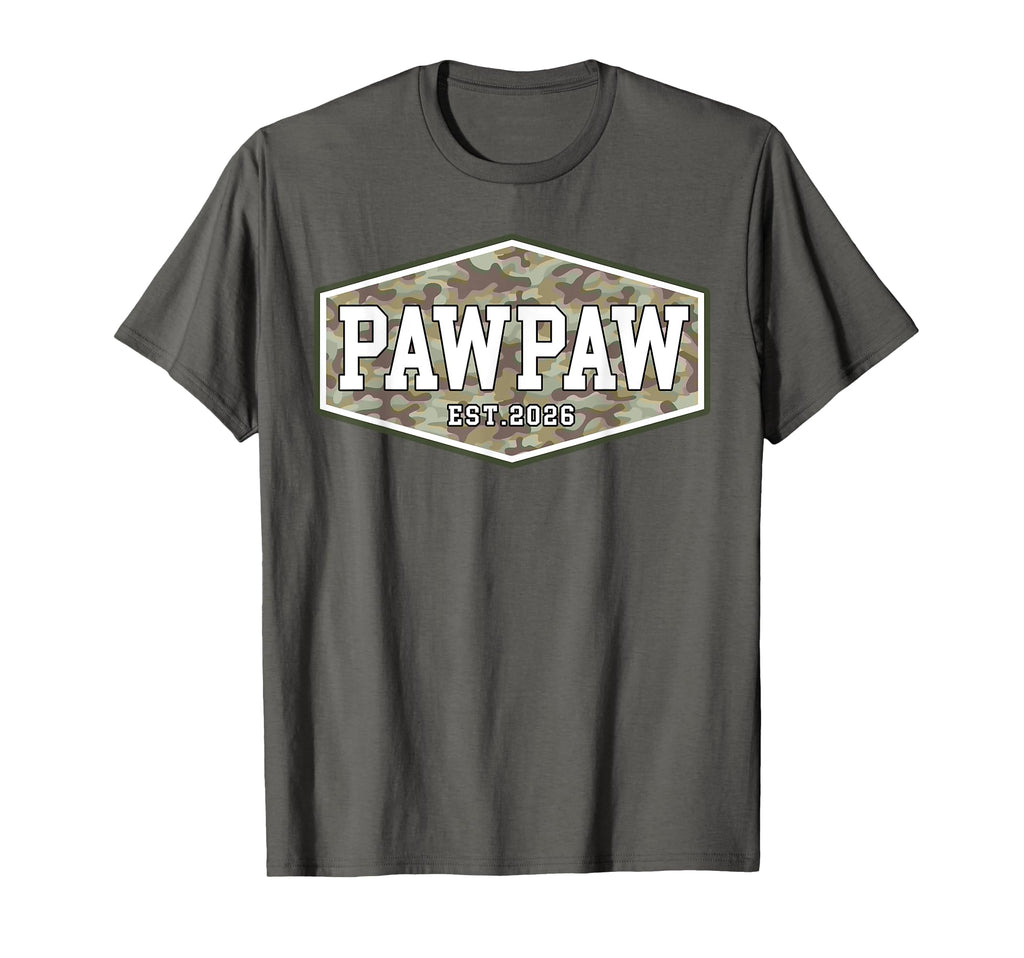 Pawpaw Est 2026 First Grandpa T-Shirt - Casual Everyday Wear Men Women - T-Shirt, Sweatshirt, Hoodie