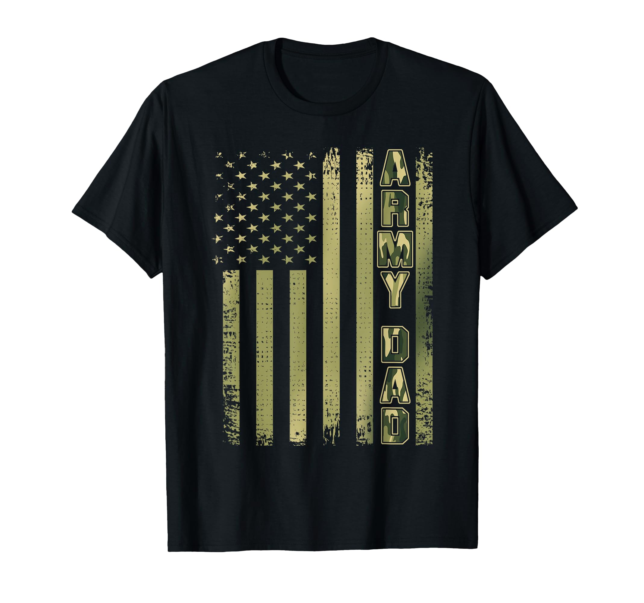 Proud Army Dad United States Usa T-Shirt - Casual Everyday Wear Unisex - T-Shirt, Sweatshirt, Hoodie