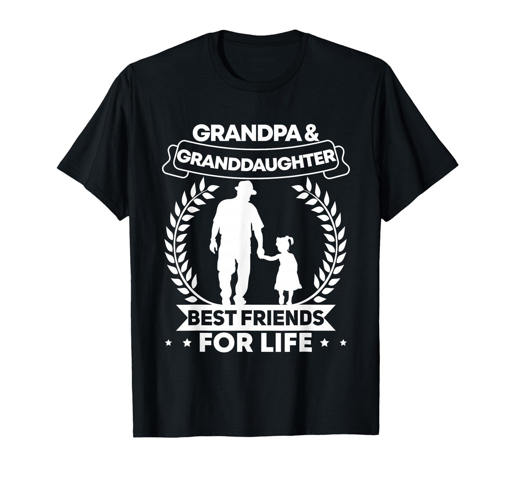 Grandfather Granddaughter Grandpa And T-Shirt - Unique Graphic Men Women - T-Shirt, Sweatshirt, Hoodie