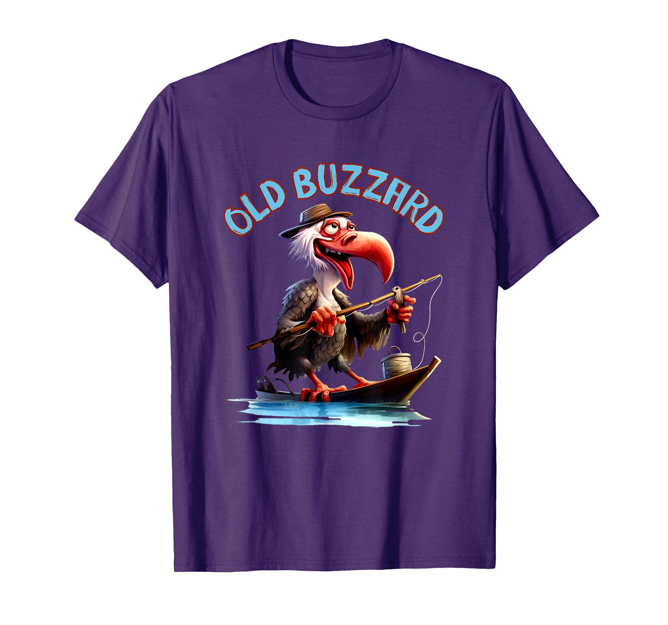 Funny Old Buzzard Bird Old Grandpa T-Shirt - Minimalist Print Unisex - T-Shirt, Sweatshirt, Hoodie
