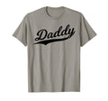 Daddy Baseball Script Cursive Jersey T-Shirt - Aesthetic Graphic Men Women - T-Shirt, Sweatshirt, Hoodie