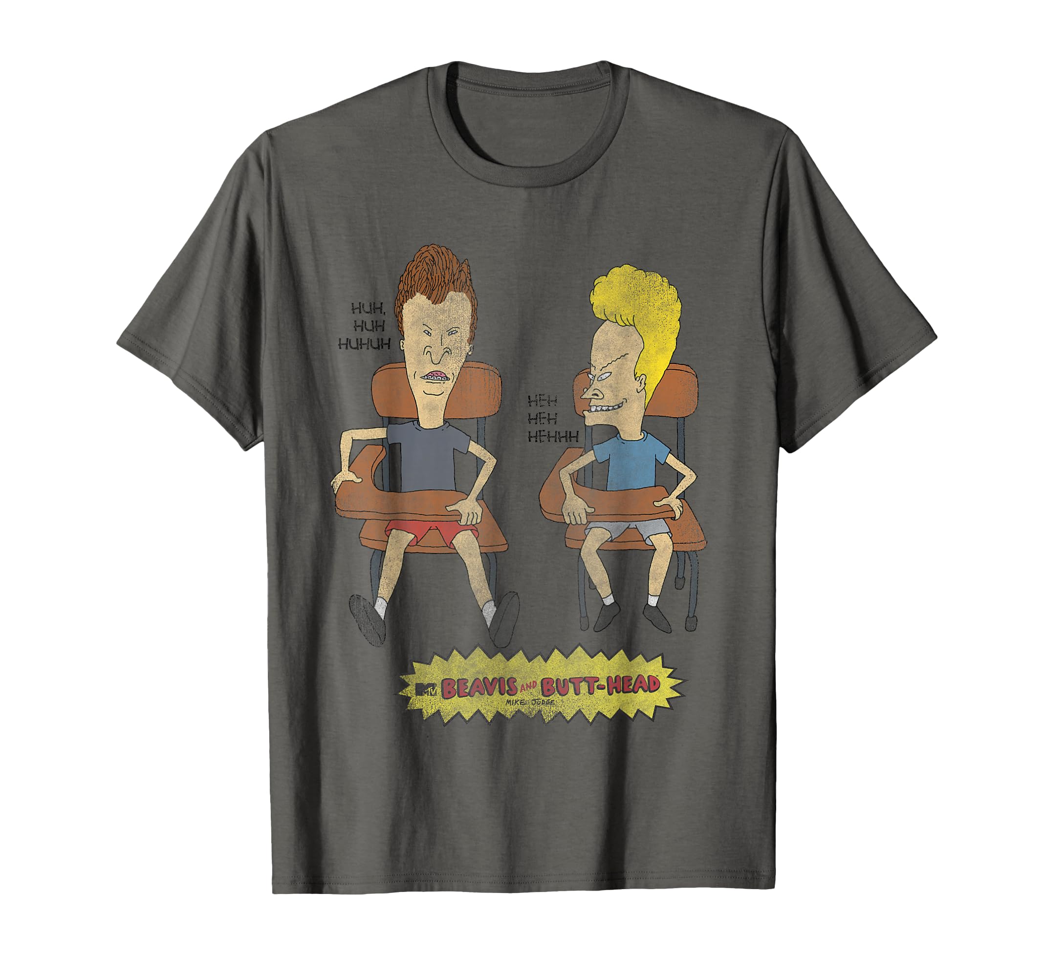 Beavis And Butt Head Laughing T-Shirt - Minimalist Print Men Women - T-Shirt, Sweatshirt, Hoodie