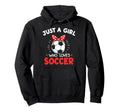 Just Who Loves Soccer Football Player Game Hoodie - Trendy Graphic Unisex - T-Shirt, Sweatshirt, Hoodie