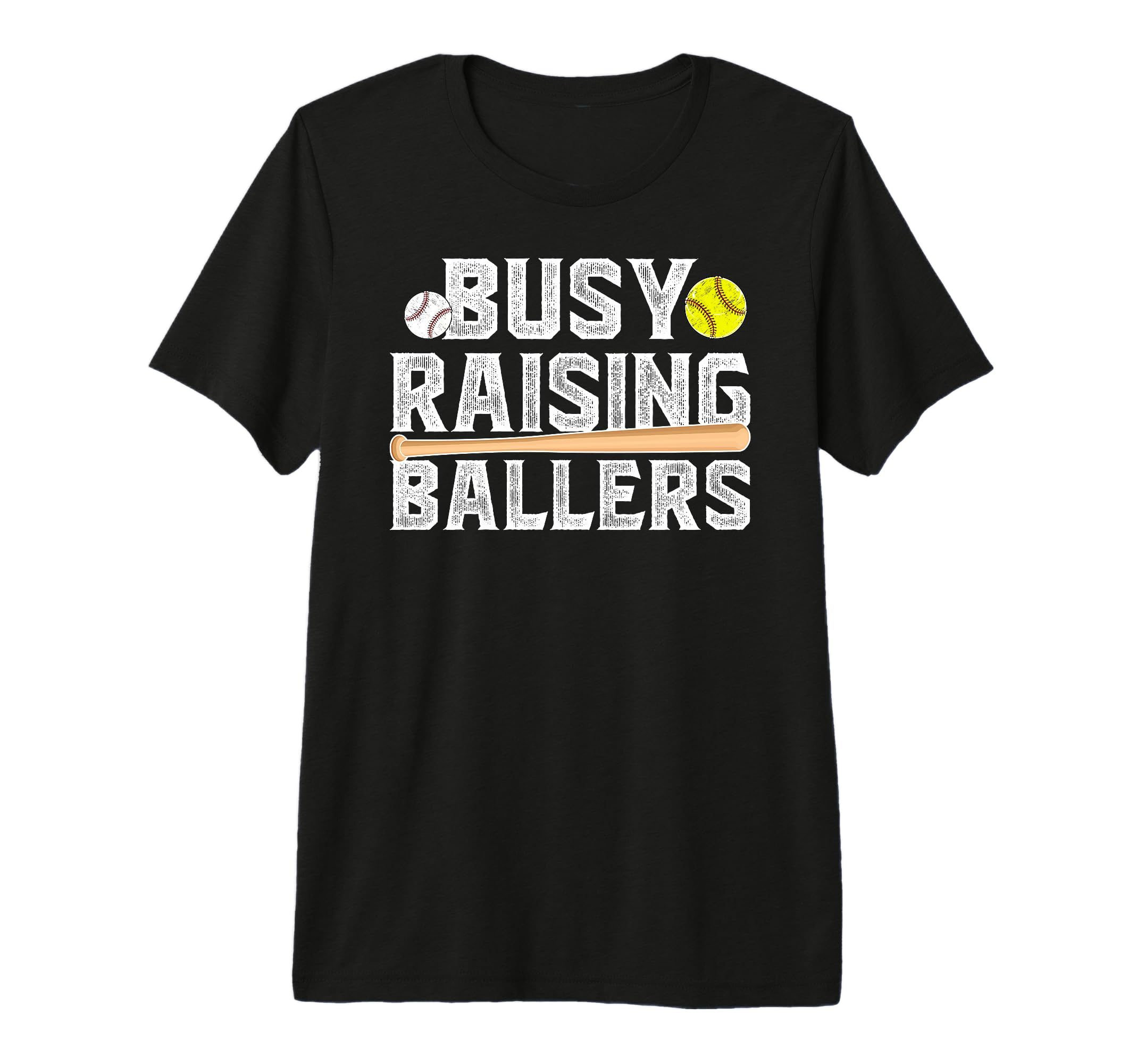 Mens Busy Raising Ballers Baseball T-Shirt - Aesthetic Graphic Men Women - T-Shirt, Sweatshirt, Hoodie