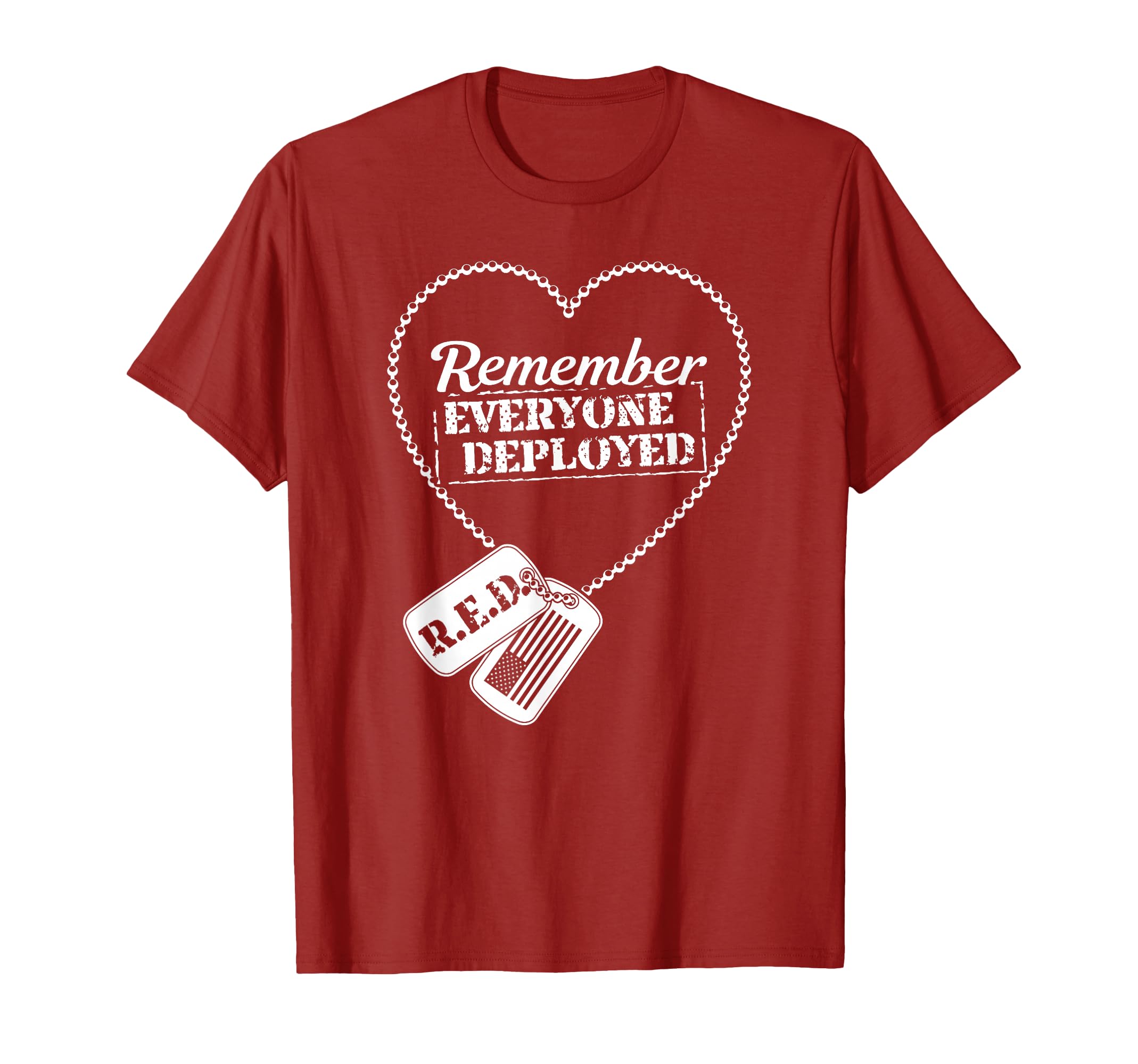 Distressed R E D Friday Remember T-Shirt - Custom Art Print for Adults - T-Shirt, Sweatshirt, Hoodie