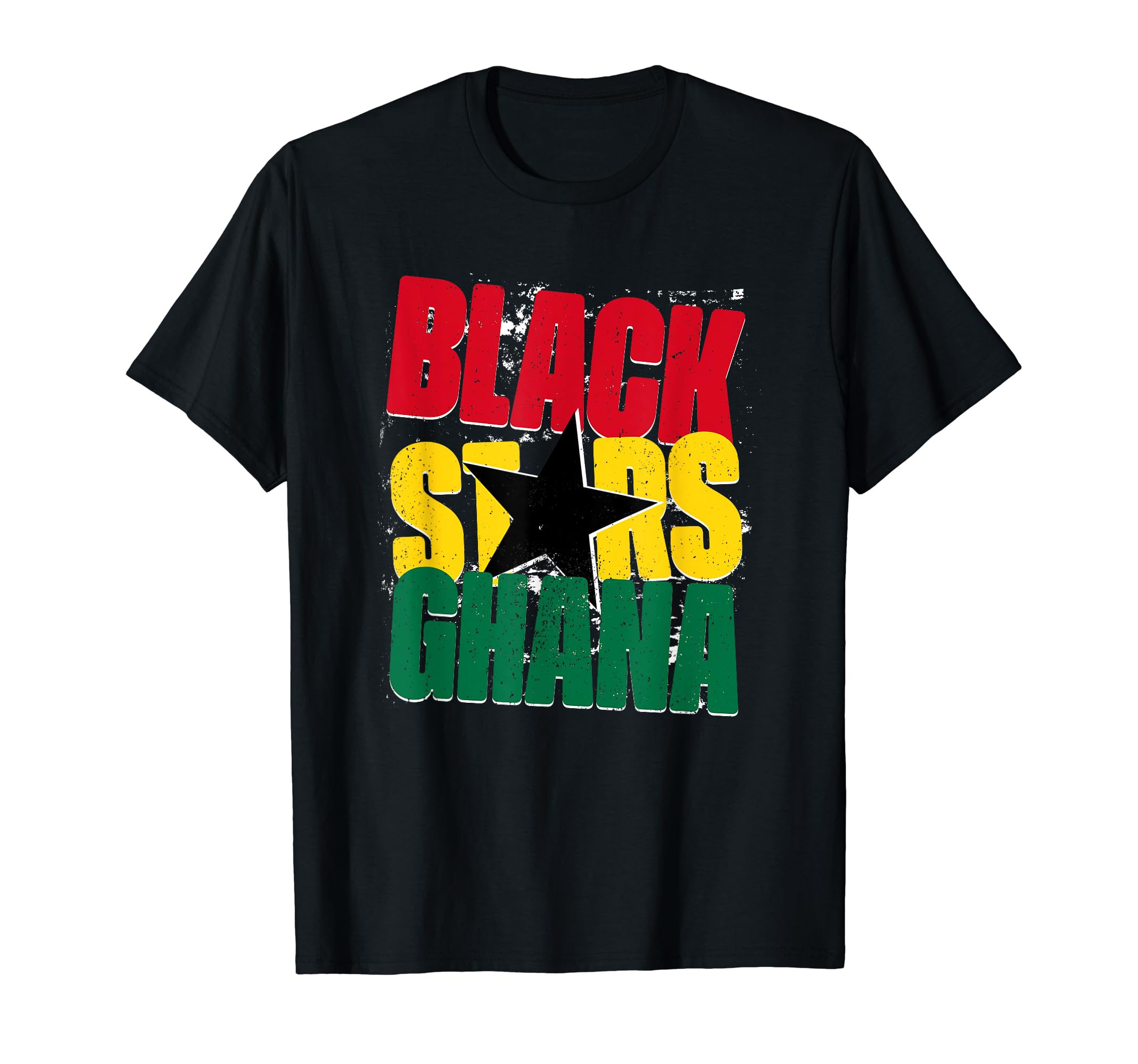 Black Stars Ghana Funny African Soccer T-Shirt - Unique Graphic Men Women - T-Shirt, Sweatshirt, Hoodie