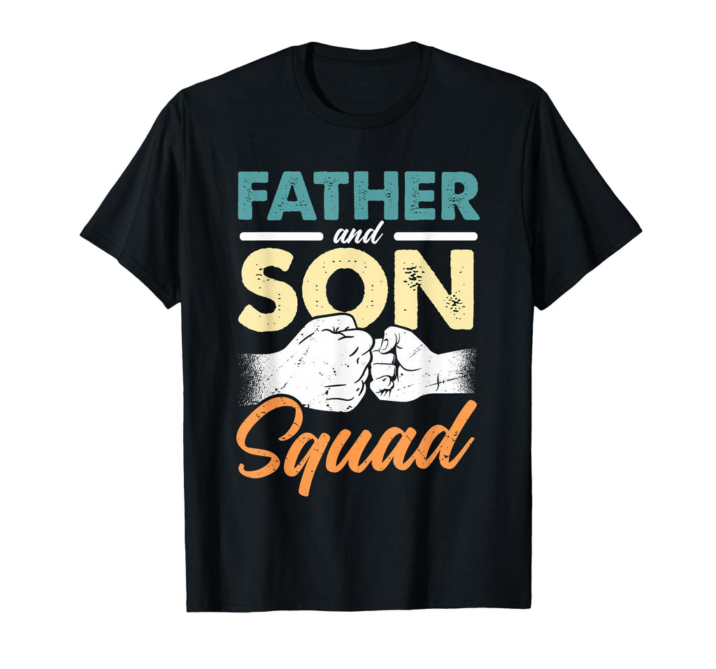 Father Son Squad Dad Sons Fathers T-Shirt - Fun Novelty Design for Adults - T-Shirt, Sweatshirt, Hoodie
