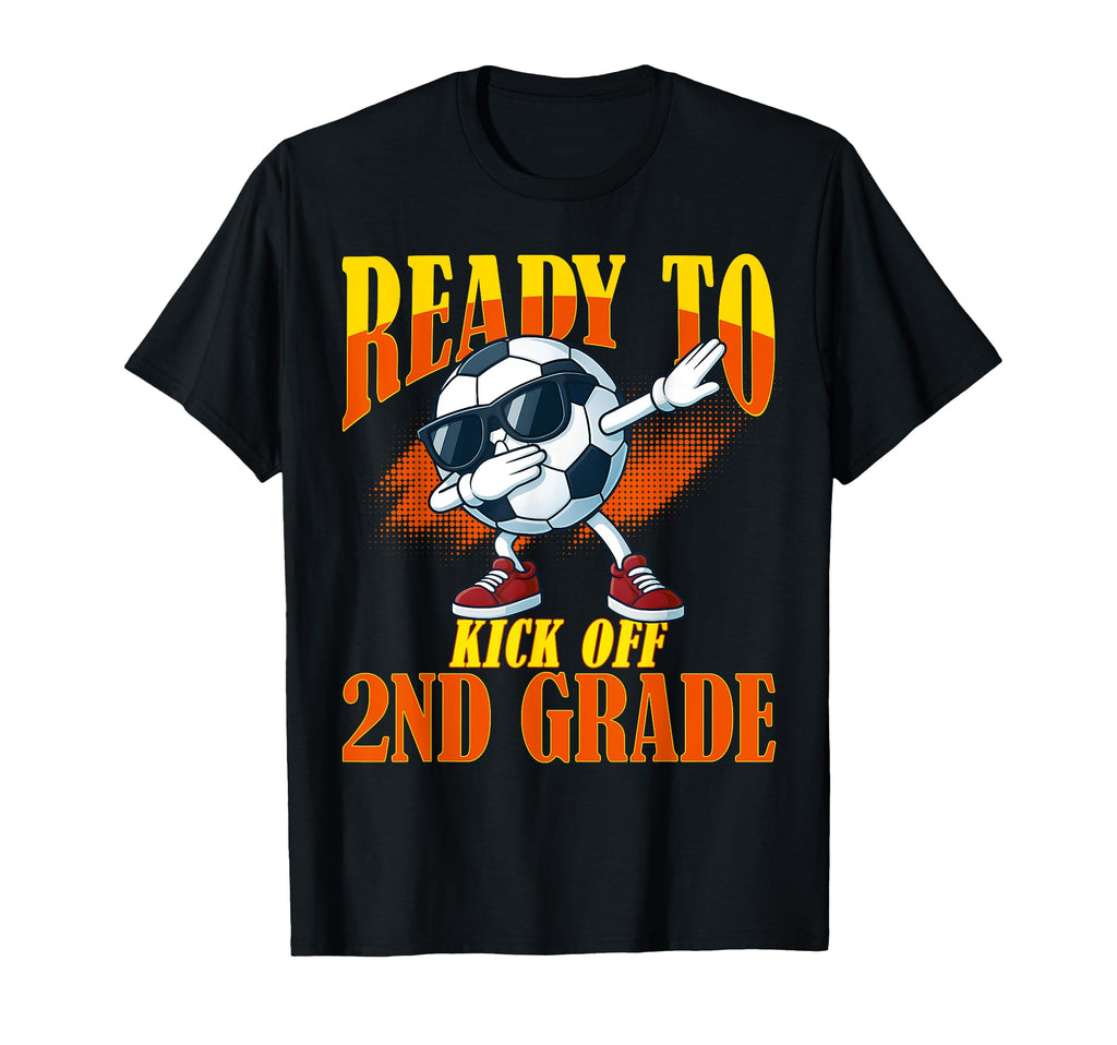 Ready To Kick Off 2Nd Grade Student T-Shirt - Custom Art Print Unisex - T-Shirt, Sweatshirt, Hoodie