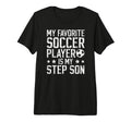Mens Proud Soccer Step Dad Soccer T-Shirt - Graphic Print for Adults - T-Shirt, Sweatshirt, Hoodie