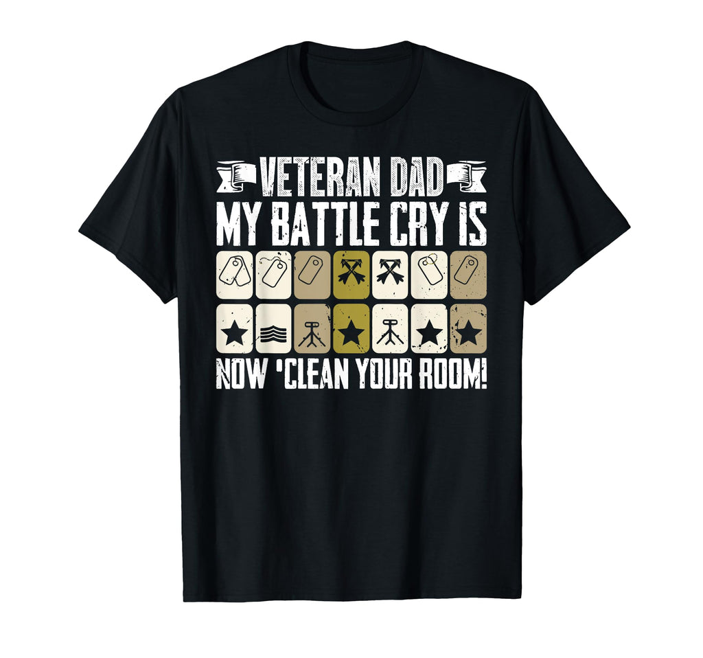 My Battle Cry Is Now Clean Your Room T-Shirt - Graphic Print for Adults - T-Shirt, Sweatshirt, Hoodie