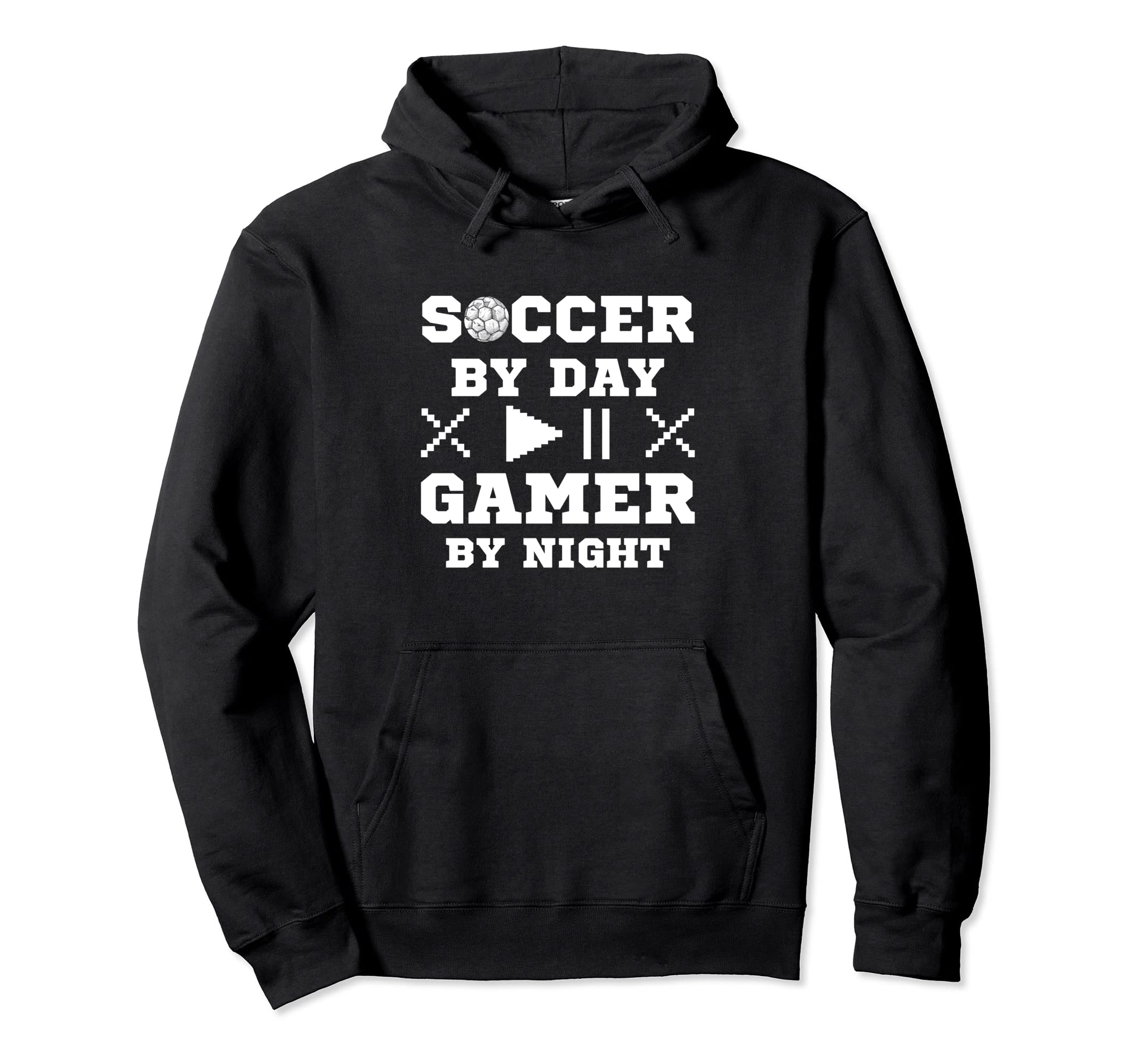 Soccer Day Gamer Night Soccer Hoodie - Casual Everyday Wear for Adults - T-Shirt, Sweatshirt, Hoodie