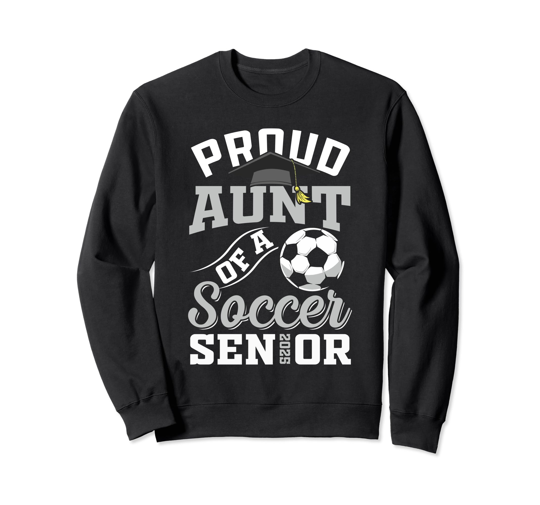 Proud Aunt Soccer Senior Class Sweatshirt - Custom Art Print Men Women - T-Shirt, Sweatshirt, Hoodie