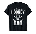 Proud Hockey Dad Game Day Sports T-Shirt - Minimalist Print Men Women - T-Shirt, Sweatshirt, Hoodie
