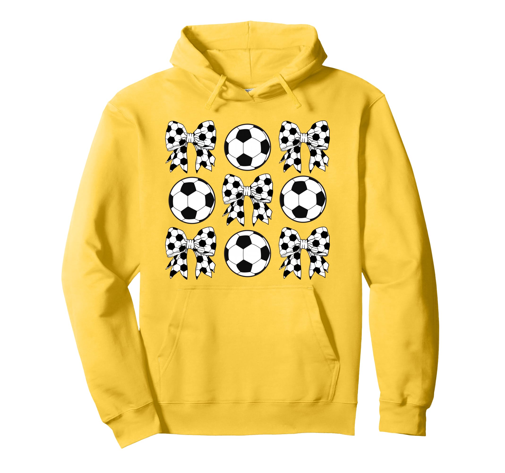 Soccer Coquette Bow Funny Soccer Ball Hoodie - Unique Graphic for Adults - T-Shirt, Sweatshirt, Hoodie