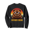 Father Bear Sunglasses Papa Family Sweatshirt - Minimalist Print Unisex - T-Shirt, Sweatshirt, Hoodie