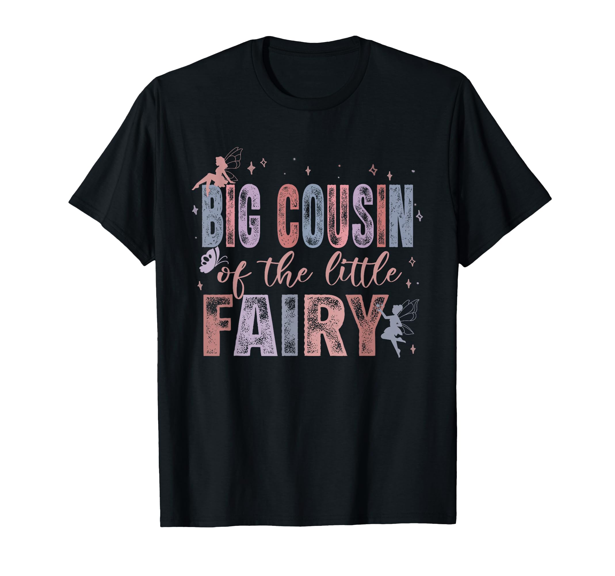 Big Cousin Little Fairy 1St Birthday T-Shirt - Custom Art Print Unisex - T-Shirt, Sweatshirt, Hoodie
