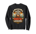 Funny Myth Bbq Legend Fathers Day Sweatshirt - Unique Graphic Unisex - T-Shirt, Sweatshirt, Hoodie