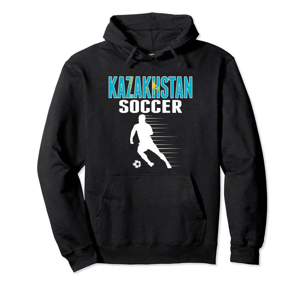 Kazakhstan Soccer Fans Jersey Kazakhstani Hoodie - Graphic Print Unisex - T-Shirt, Sweatshirt, Hoodie