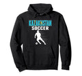 Kazakhstan Soccer Fans Jersey Kazakhstani Hoodie - Graphic Print Unisex - T-Shirt, Sweatshirt, Hoodie