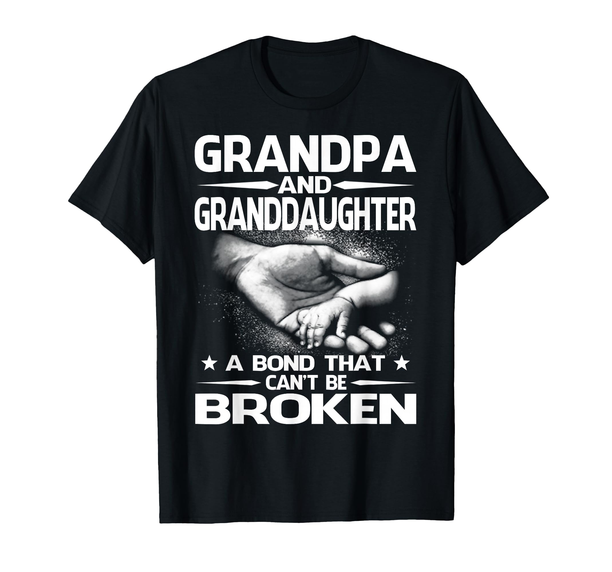Grandpa And Granddaughter Bond That Cant T-Shirt - Custom Art Print Unisex - T-Shirt, Sweatshirt, Hoodie