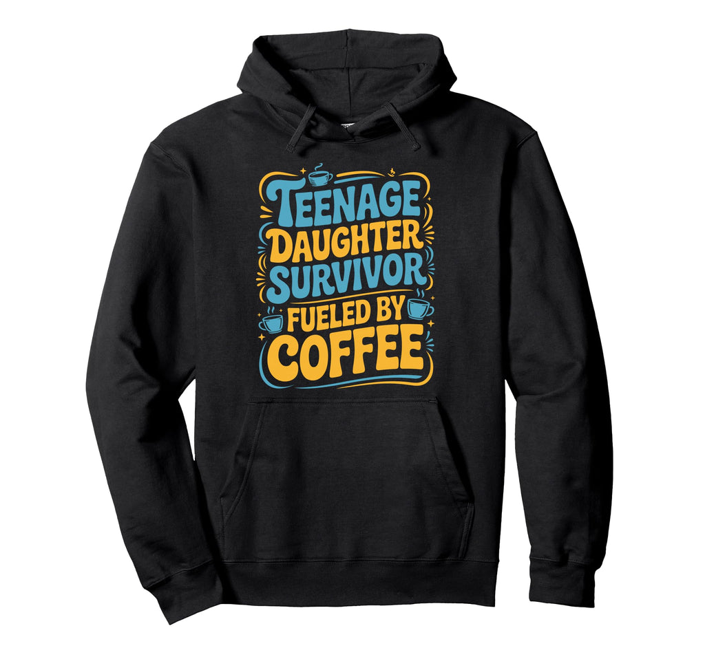 Fueled Coffee Parent Parenting Dad Hoodie - Casual Everyday Wear Men Women - T-Shirt, Sweatshirt, Hoodie