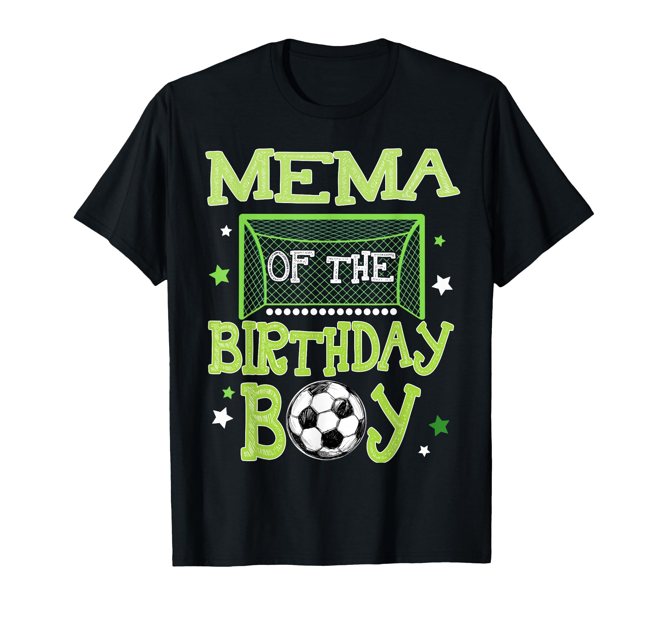 Mema Birthday Soccer Family Matching T-Shirt - Custom Art Print Unisex - T-Shirt, Sweatshirt, Hoodie