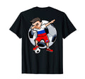 Dabbing Soccer Russia Football Fans T-Shirt - Minimalist Print Unisex - T-Shirt, Sweatshirt, Hoodie