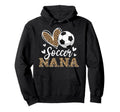 Funny Soccer Nana Leopard Nana Soccer Hoodie - Minimalist Print Unisex - T-Shirt, Sweatshirt, Hoodie
