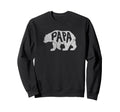 Fathers Day Papa Bear Silhouette And Sweatshirt - Streetwear Style Unisex - T-Shirt, Sweatshirt, Hoodie
