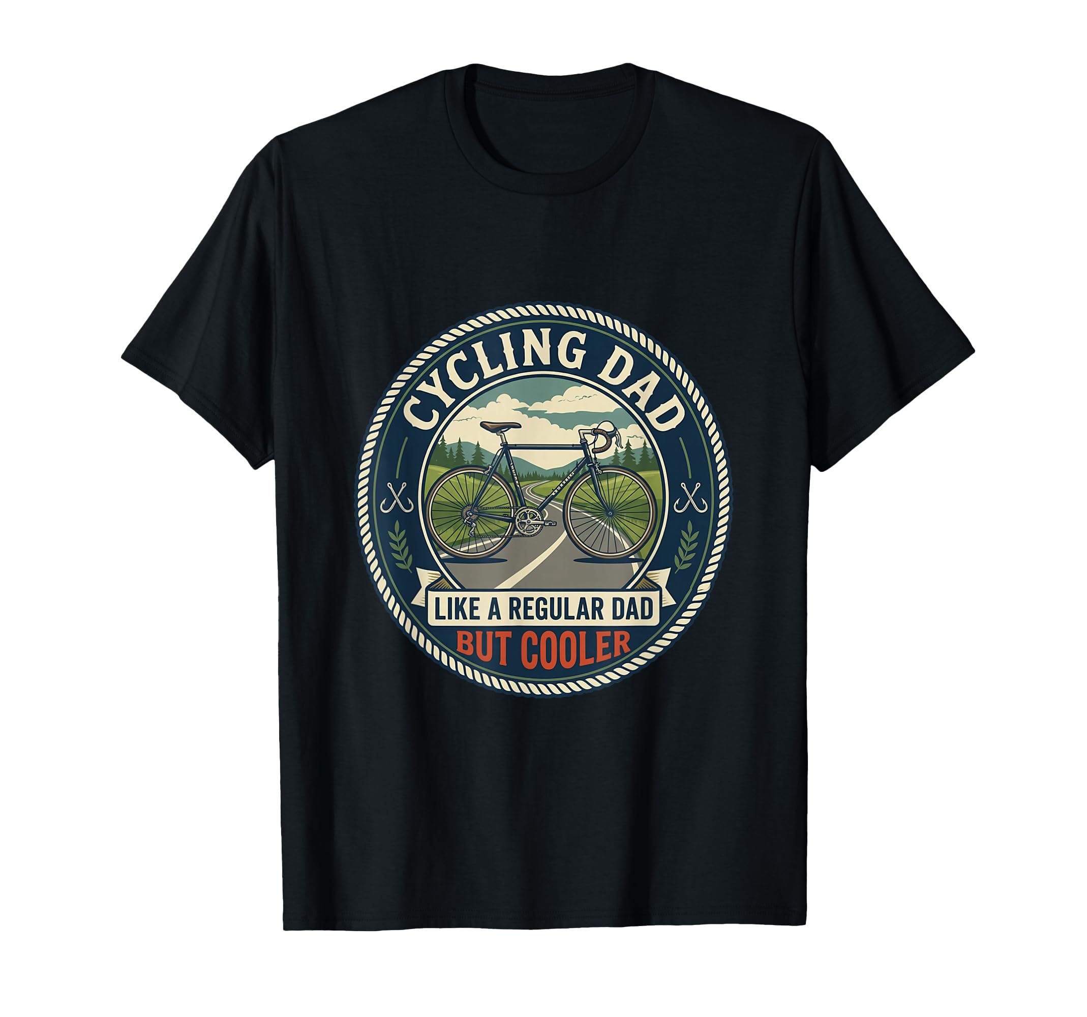 Funny Cycling Dad Cyclist Road Bike Rider T-Shirt - Trendy Graphic Unisex - T-Shirt, Sweatshirt, Hoodie