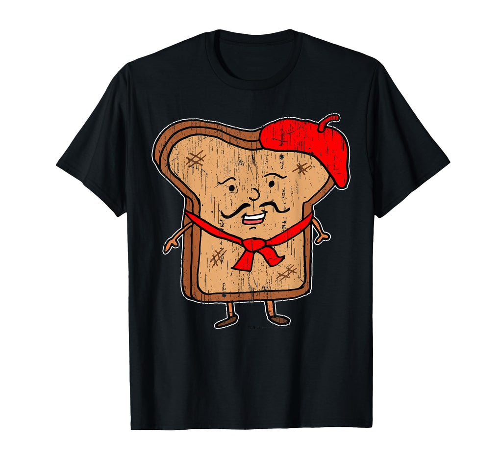 Funny French Toast Paris Flag Novelty T-Shirt - Graphic Print for Adults - T-Shirt, Sweatshirt, Hoodie